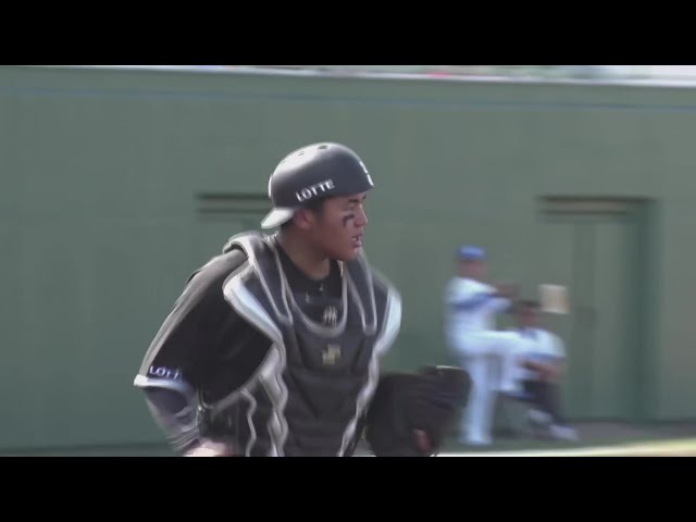 公式】松川虎生(千葉ロッテ)｜パ・リーグ.com｜無料動画・個人