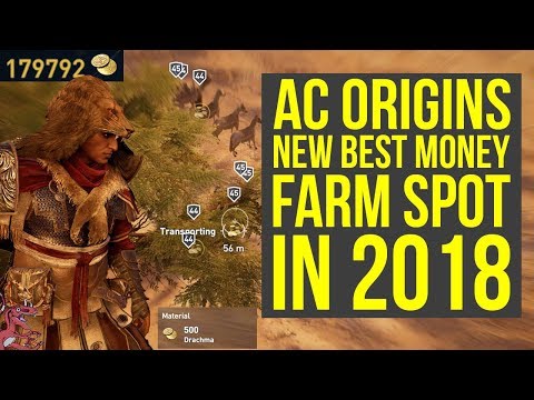 New Assassin's Creed Origins Money Farm Spot IS THE BEST (AC Origins Money Farm - AC Origins Farming Video