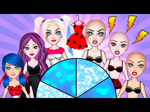 Paper Dolls Miraculous Ladybug Clothes Switch Up: Who will get the Dress? - DIY Paper Dolls & Crafts