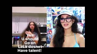 @SSSniperwolf Reacting to LaLa (full video) *JUST A JOKE*
