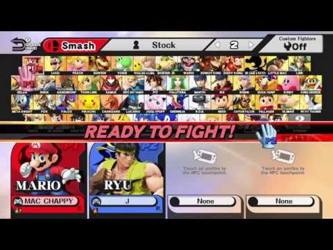 CFAS Wednesday Night Strikes (10/14/2015) - WR3 - Mac Chappy (Mario) vs. Average Joe (Ryu, DK)