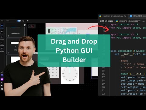 Use a Drag & Drop Editor to Make Tkinter Python GUI Applications | PyUiBuilder | Python GUI Tutorial
