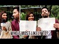 Sangeita Chauhan & Sahil Uppal | Who's most likely to? | Swabhimaan