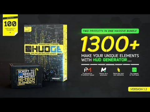 HUDGE Generator of Hi Tech Elements 1300+ UI HUD Â» Free After ...