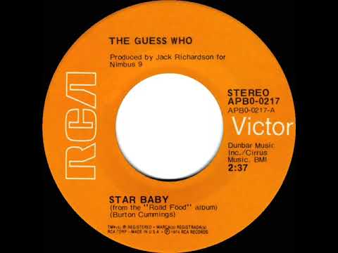1974 HITS ARCHIVE: Star Baby - The Guess Who (stereo 45)