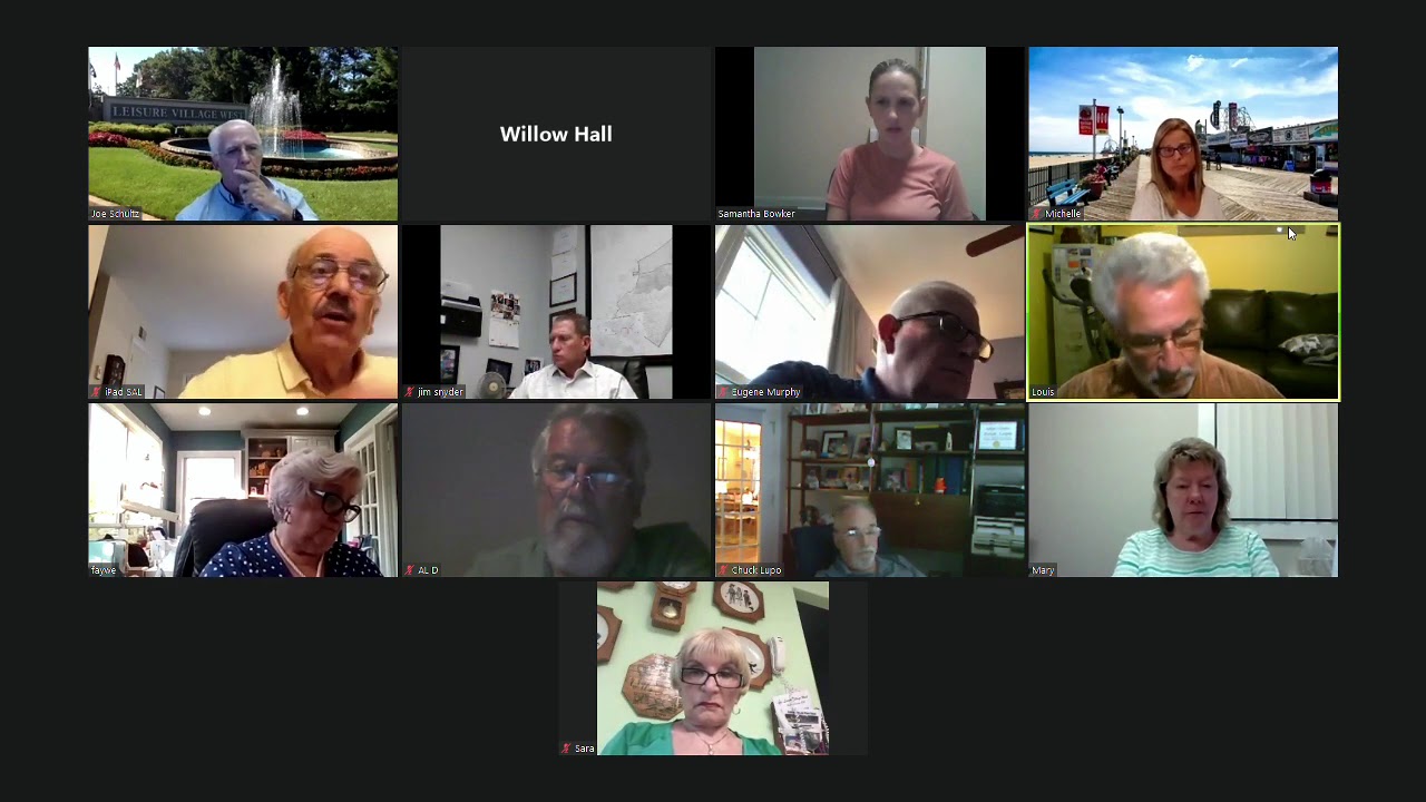 Board Meeting August 5 2020