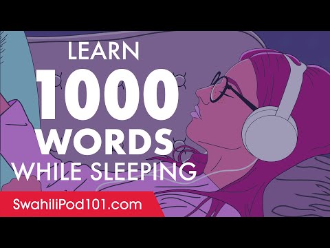 Swahili Conversation: Learn while you Sleep with 1000 words