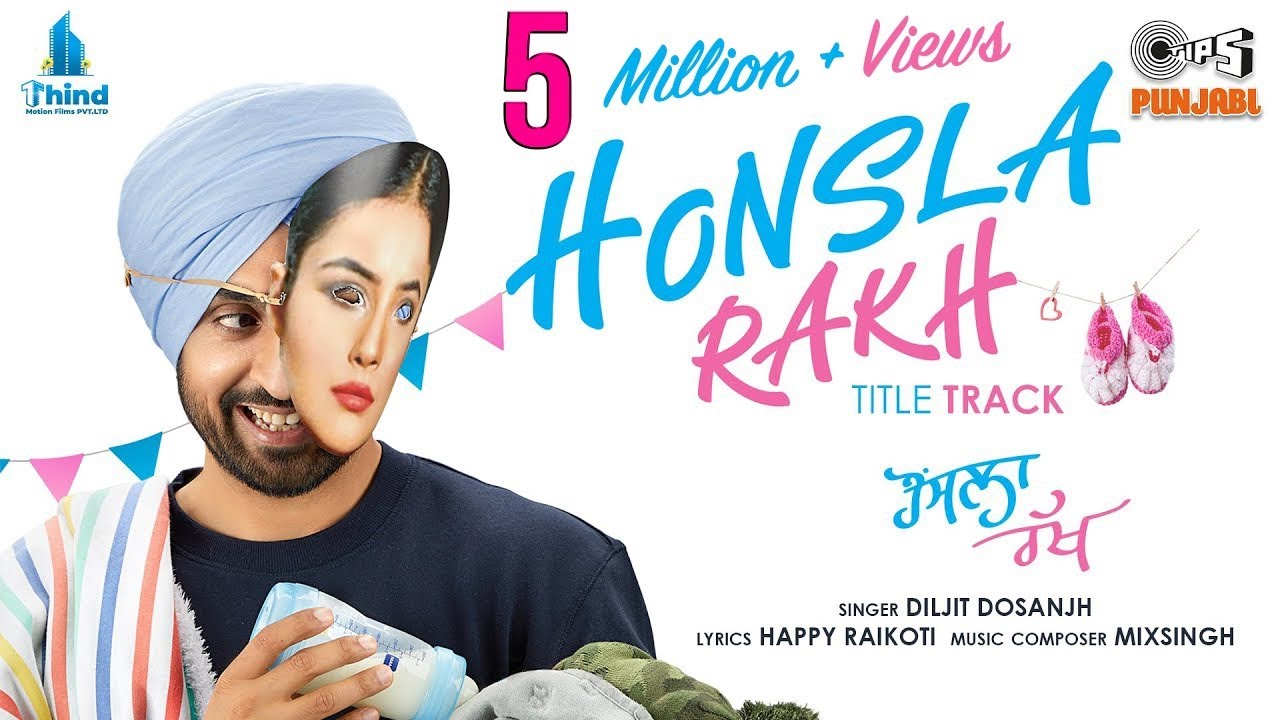 Honsla Rakh Title Track| DilJit Dosanjh Lyrics