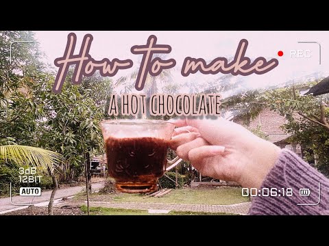 How to make a hot chocolate || procedure text