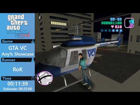 GTAMarathon 2019: Cloned - Grand Theft Auto: Vice City - Any% Showcase - RoK