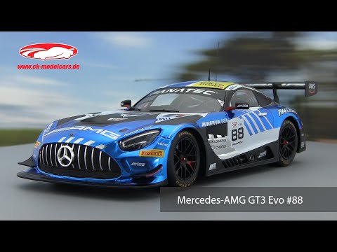 Ixo 1:18 Mercedes-AMG GT3 Evo #88 GTWC チャンピオン 2023 AMG Team