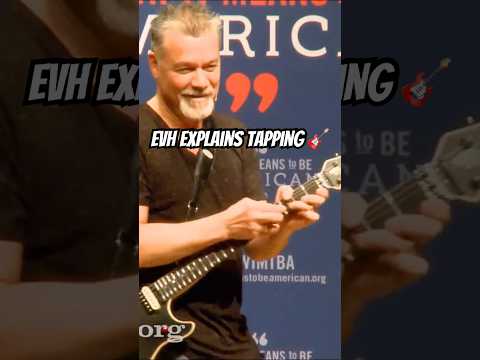 Thumbnail for Eddie Van Halen Explains How He Invented Tapping 🎸⚡#rockmusic #vanhalen #shorts by Van Halen