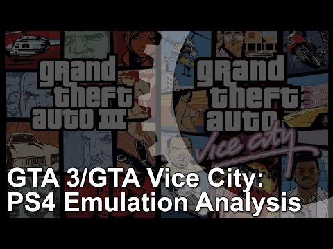 GTA 3/Vice City PS4 vs PS2 Graphics Comparison/Analysis