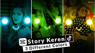 Story Keren Neon Light Overlay Template in 3 Different Colors | Tiktok New Trend