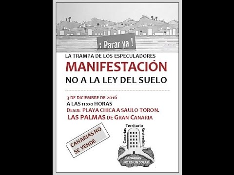 #NoalaLeydelSuelo : #Canarias no se vende