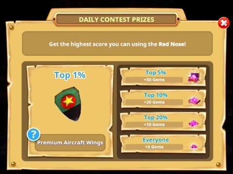Daily Contest (Get Highest score using Red nose) LIVE STREAM - Hungry Shark World