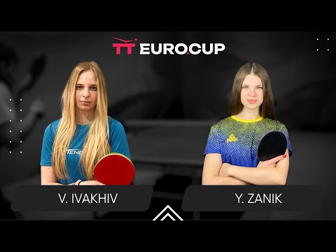11:10 Valeriia Ivakhiv - Yulianna Zanik 26.09.2024 TT Euro.Cup Women Ukraine Star. TABLE 4