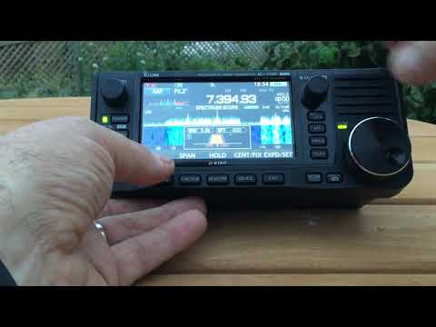 IC-705 as a portable SDR receiver