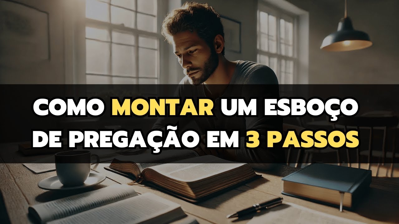 Como montar um ESBOÇO de pregação  em 3 PASSOS | Luiz Barreto| ASSIM DIZ A PALAVRA!!!