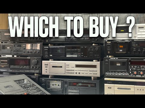 Looking at 15 Vintage hifi audio Cassette Decks I repaired and serviced