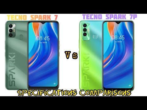 Tecno Spark 7P VS Tecno Spark 7 Specifications Comparison