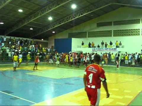 Equipe do Rodoviária comemora vitória do Miguelense de Futsal 2010