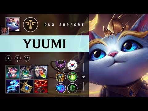 Yuumi Support vs Thresh - KR Master Patch 25.24