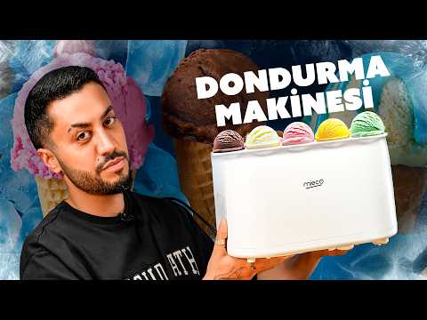 1 SAATTE DONDURMA YAPABİLEN HARİKA DONDURMA MAKİNESİ !!