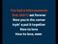 'How To Love' Lil' Wayne Karaoke Lyrics 
