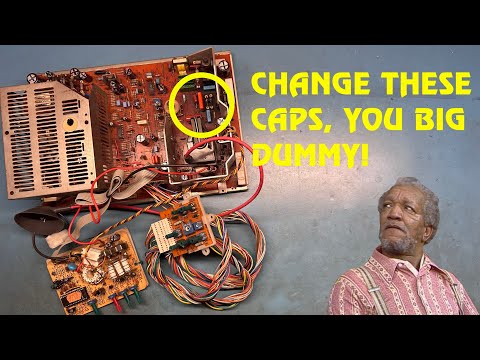 25" Hantarex Polo Arcade Monitor Repair - Polo For Dummies - What To Look For, What To Replace/Test