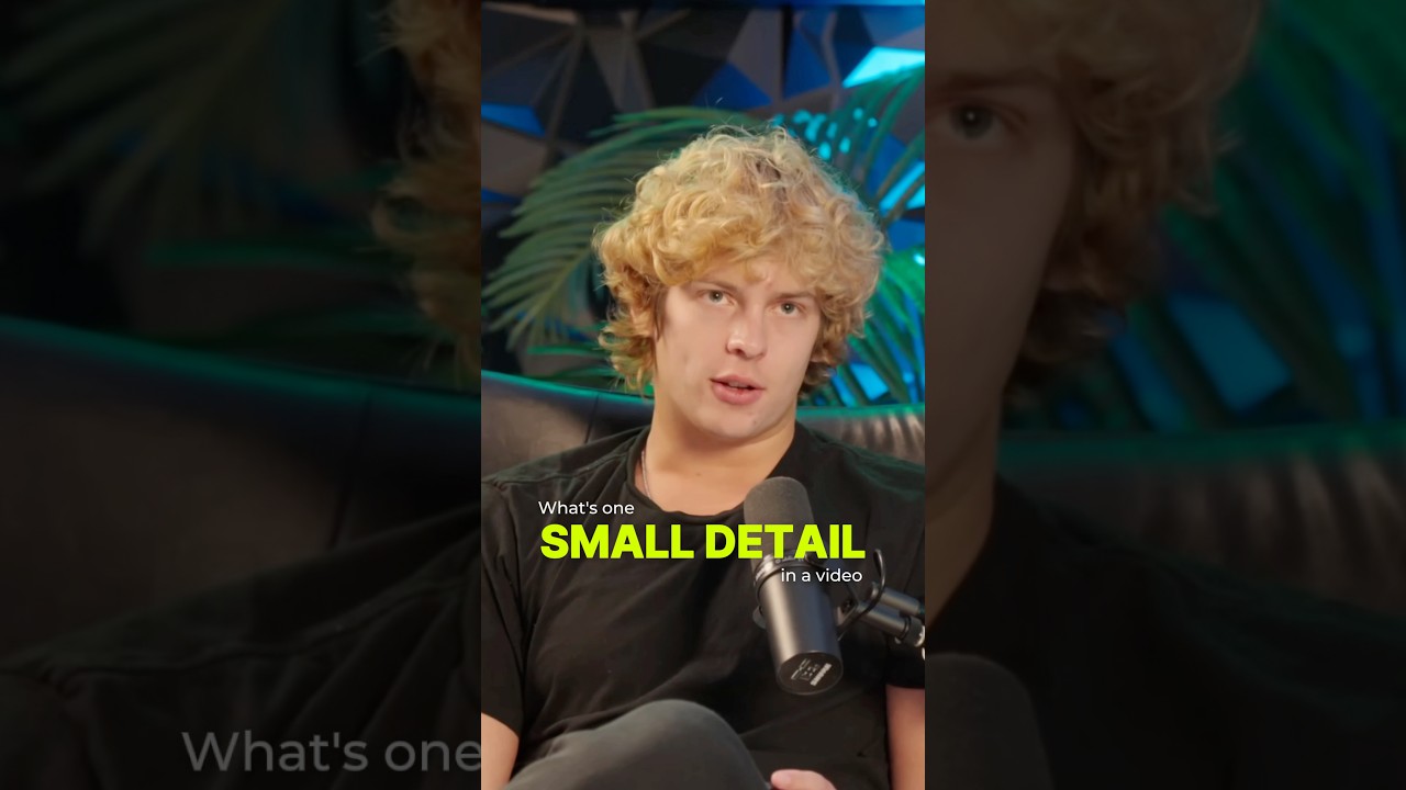 What’s one small detail in a video that makes a huge difference? #shorts
