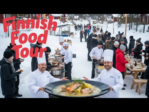 FINLAND FOOD VLOG | Exploring Authentic Finnish Dishes & Street Eats in 4K