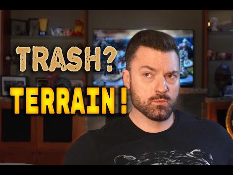 I turned trash into TTRPG terrain! Recycled D&D battlemap!