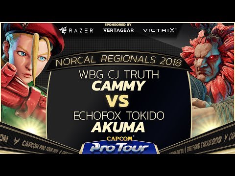 WBG | CJ Truth (Cammy) vs. EchoFox | Tokido (Akuma) - Top 32 - NCR 2018 - SFV - CPT 2018