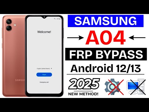 Samsung Galaxy A04 FRP Bypass Android 12/13 Without Pc | Samsung (SM-A045F) Google Account Bypass
