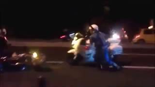 【閲覧注意】最近話題の暴走族に天罰が下る瞬間