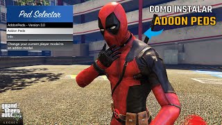 COMO INSTALAR PEDS\PERSONAGENS\SKINS NO GTA V! AddonPeds