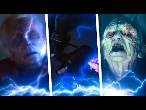 Warum hat Palpatine nicht aufgehört Machtblitze abzufeuern als sie auf ihn zurück gelenkt wurden?