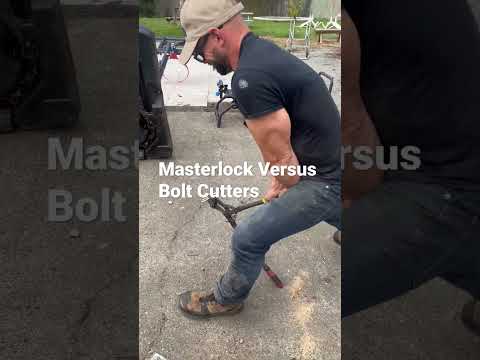Masterlock Versus Bolt Cutters: Could a Thief do this to you?