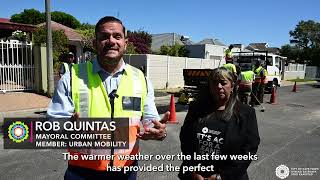 From Parow to Plumstead - pothole repairs are underway right across the City