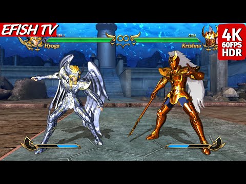 Cygnus Hyoga God Cloth vs Chrysaor Krishna (Hardest AI) - Saint Seiya: Soldiers' Soul | PS5 4K 60FPS