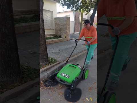 TRON BM55 | Barredora manual en prueba – Municipalidad de Sunchales (Santa Fe)