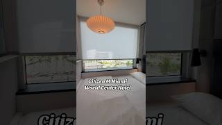 Citizen M Miami World Center was such a cozy and vibrant stay.  #cruise #hotel #miami