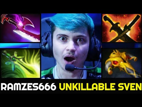 RAMZES666 0 Death Unkillable Sven - Super Farming Machine 7.27 Dota 2