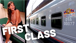 FIRST-CLASS OVERNIGHT TRAIN FROM TBILISI, GEORGIA TO YEREVAN, ARMENIA // Georgia Travel Vlog