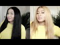 BLACK TO BLONDE DIY BLEACH YOUR HAIR NO DAMAGE FT Peerless Hair