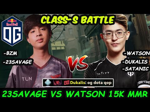 23savage OG New Carry vs Watson 15K MMR PRos Dota New Gen Stacked in Server EU