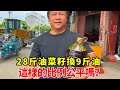 28斤油菜籽換9斤油，這樣的比例公平嗎？石頭得意洋洋的回家交差【石頭秀】