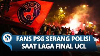 Viral Kerusuhan di Champs-Elysees Paris, Suporter PSG Bentrok dengan Polisi hingga Perusakan Fasum