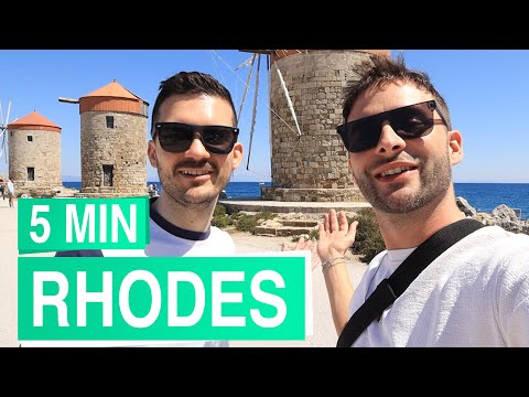 Rhodes in 5 minutes ☀️🚣 Best Beaches, Sights & Hidden Gems | Greece